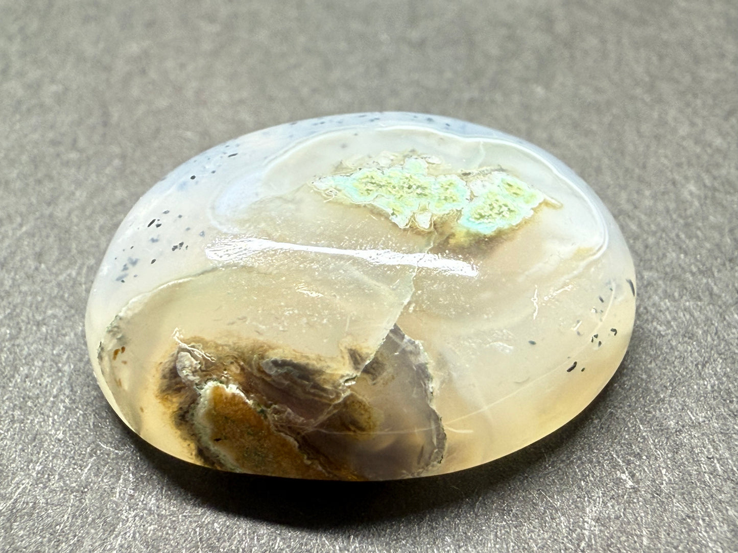 0860-1 コッパークリソコーラインカルセドニー 13.10ct