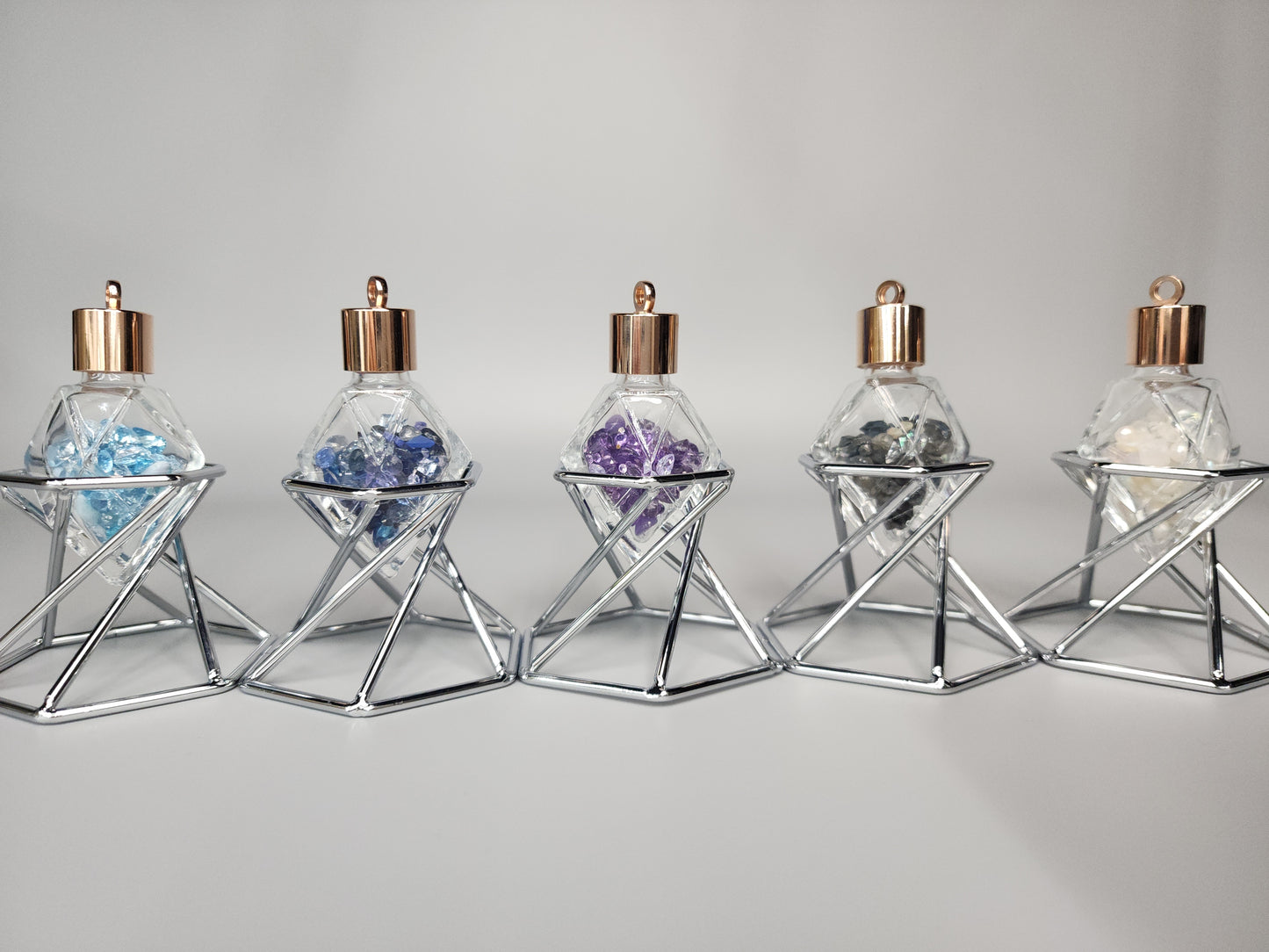 0953 推し色小瓶用スタンド(シルバー)