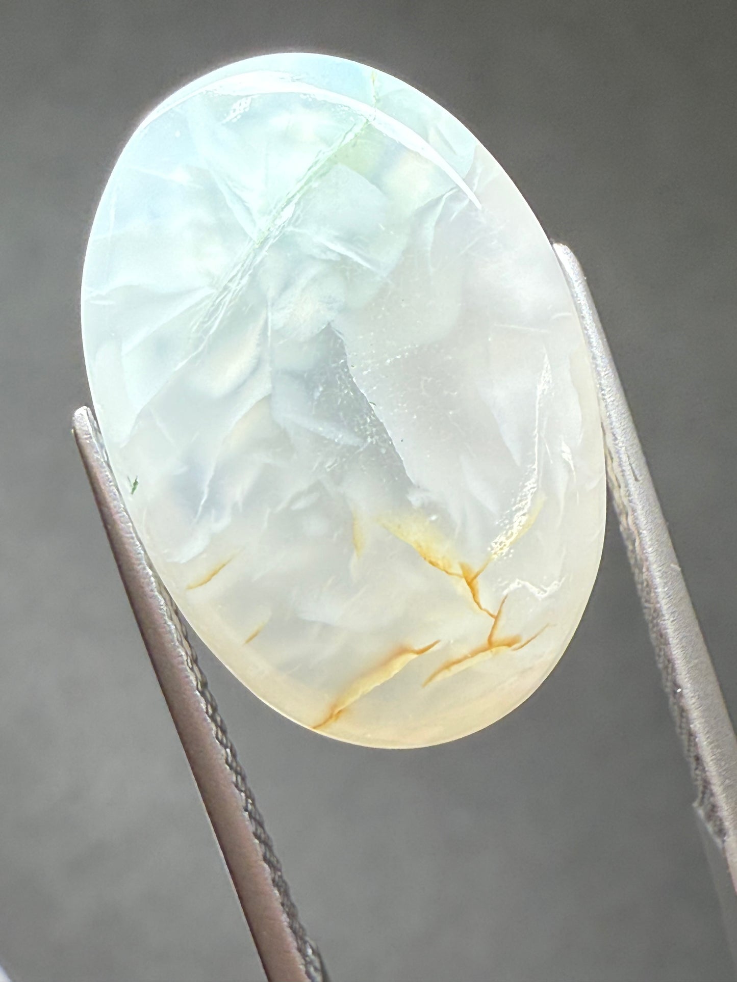 0860-2 コッパークリソコーラインカルセドニー 14.96ct