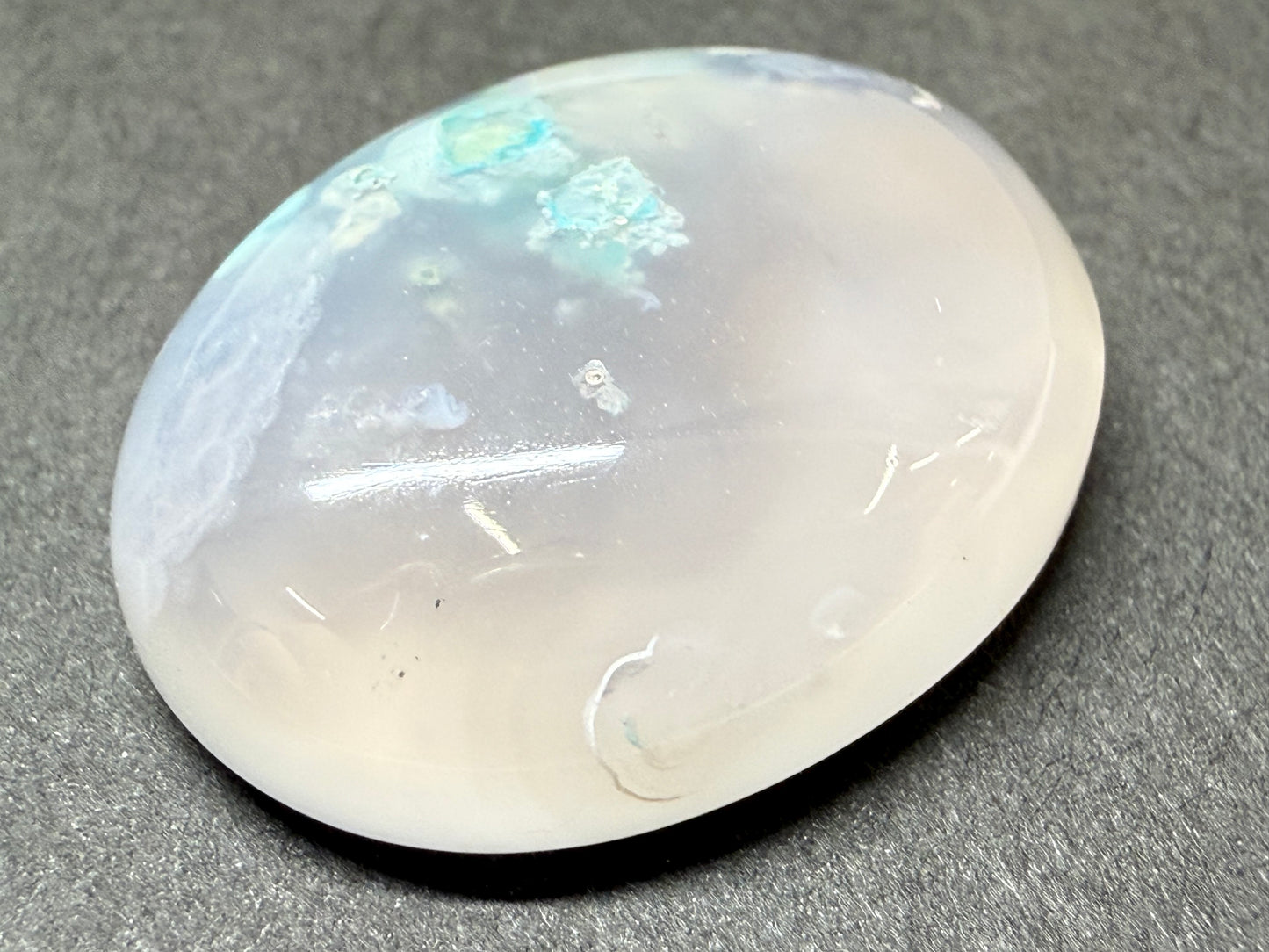 0395 クリソコーラインカルセドニー 31.21ct