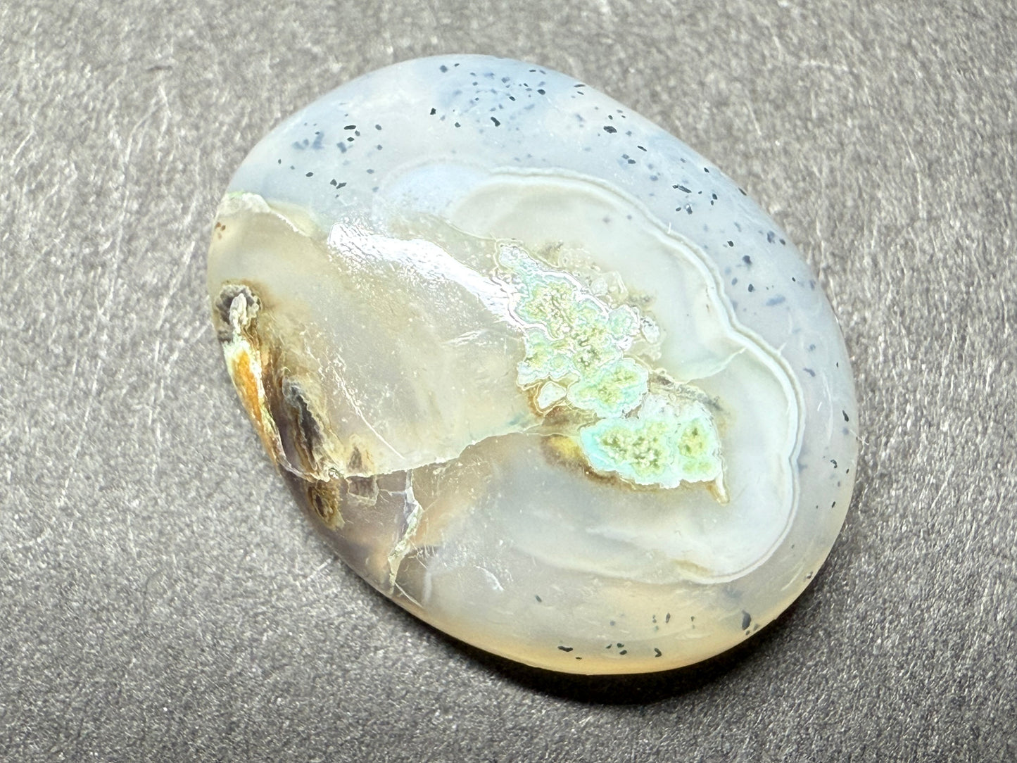 0860-1 コッパークリソコーラインカルセドニー 13.10ct