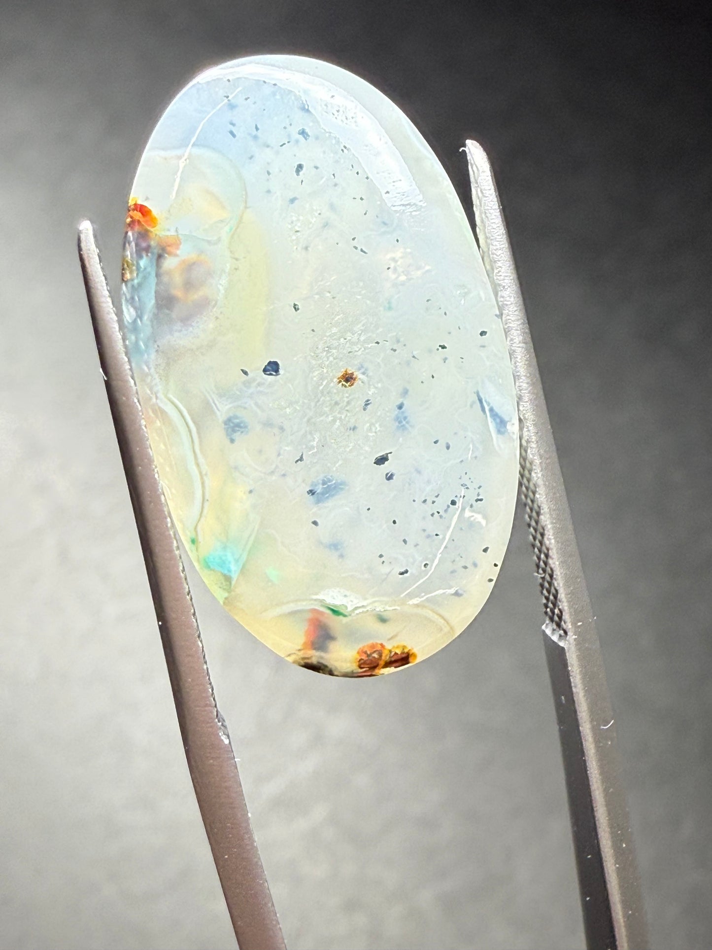 0860-3 コッパークリソコーラインカルセドニー 17.13ct