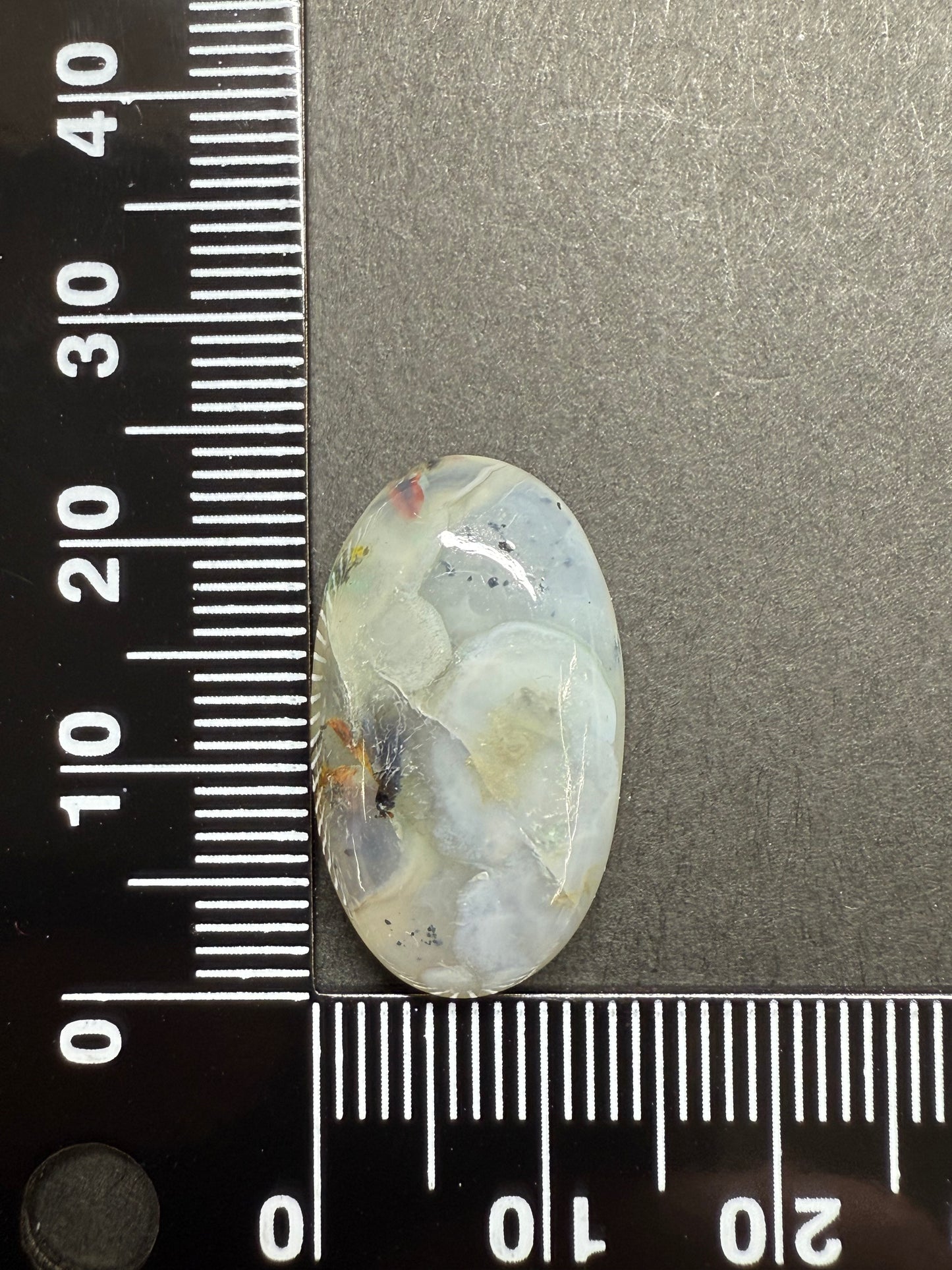 0860-3 コッパークリソコーラインカルセドニー 17.13ct
