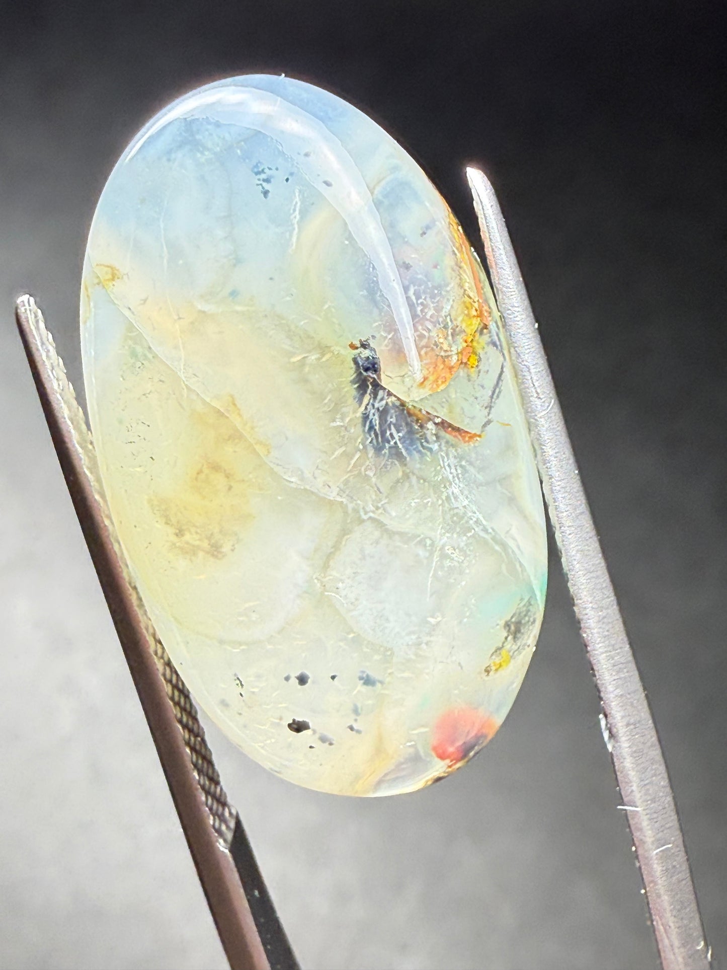 0860-3 コッパークリソコーラインカルセドニー 17.13ct