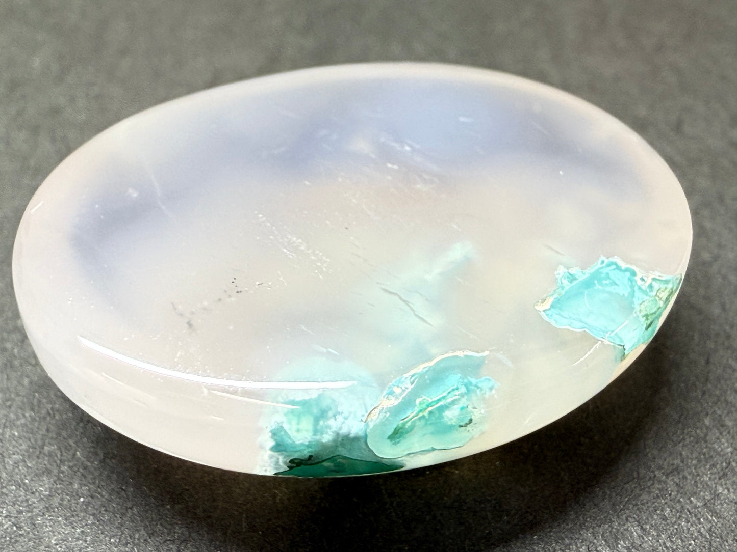 0395 クリソコーラインカルセドニー 31.21ct