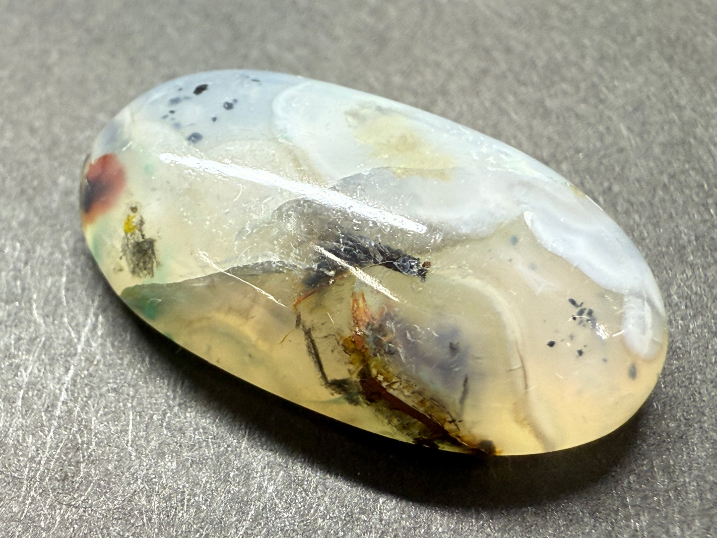0860-3 コッパークリソコーラインカルセドニー 17.13ct