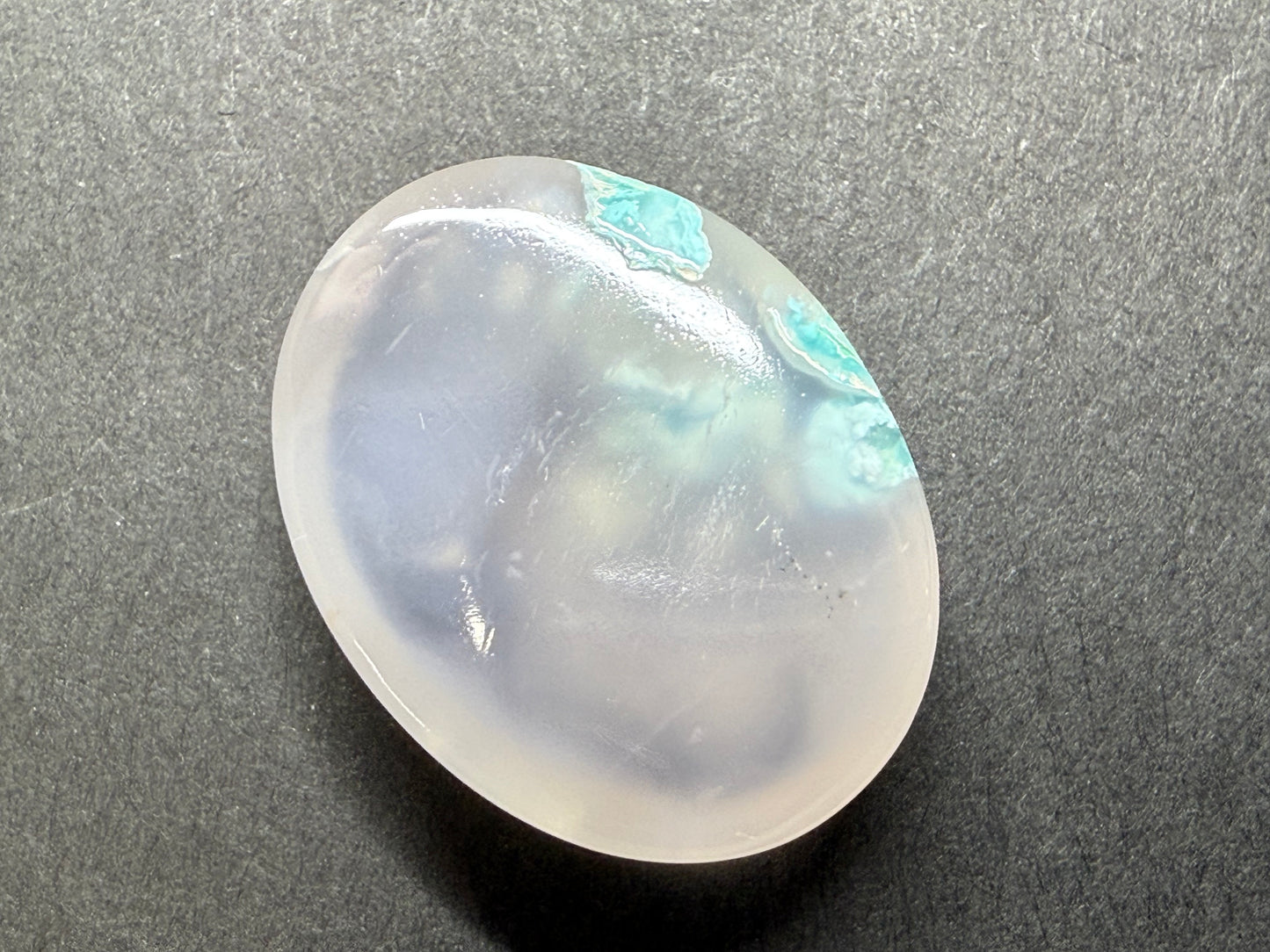 0395 クリソコーラインカルセドニー 31.21ct
