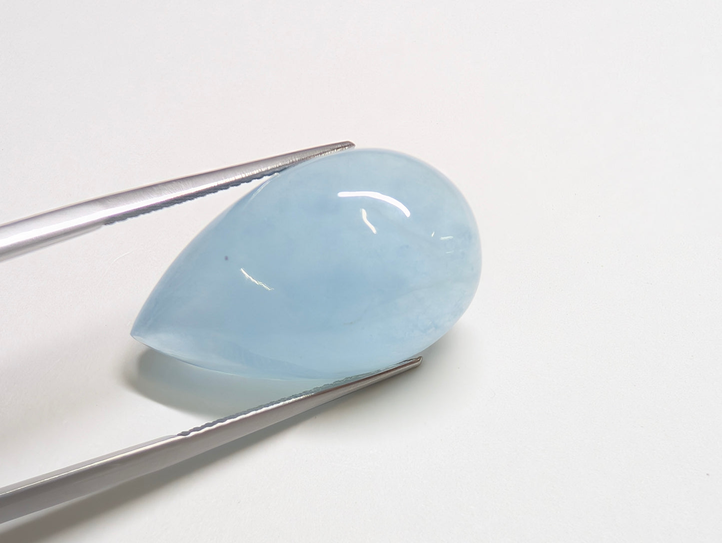 0094 アクアマリン(ペアシェイプ/カボション) 23.98ct