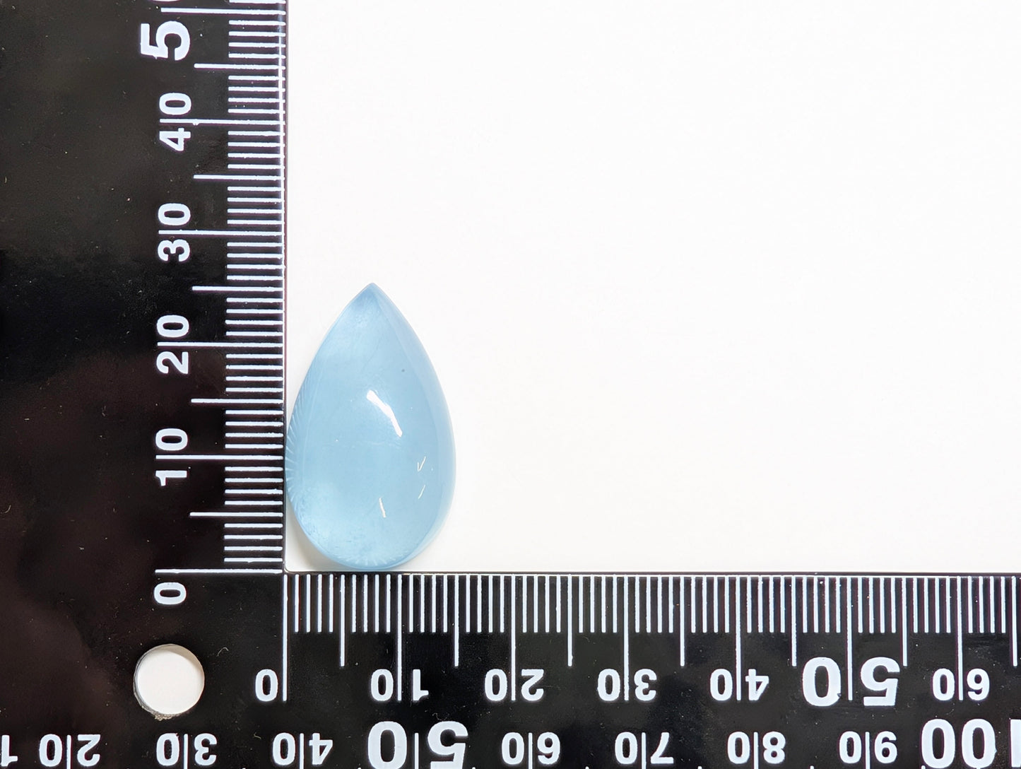 0094 アクアマリン(ペアシェイプ/カボション) 23.98ct