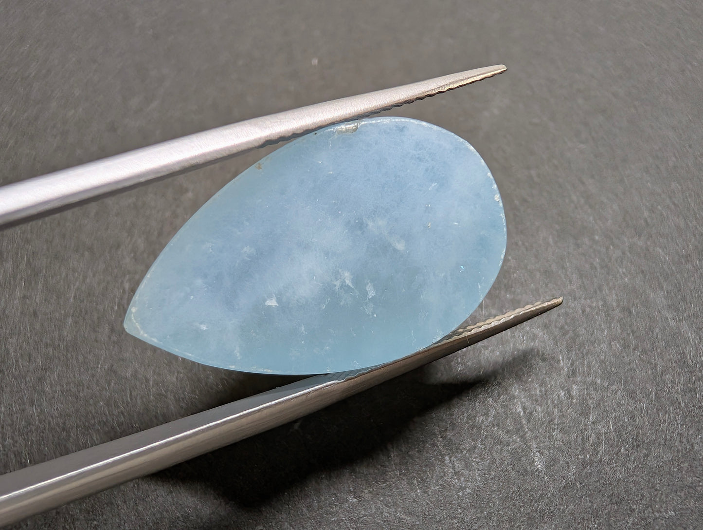 0096 アクアマリン(ペアシェイプ/カボション) 22.31ct
