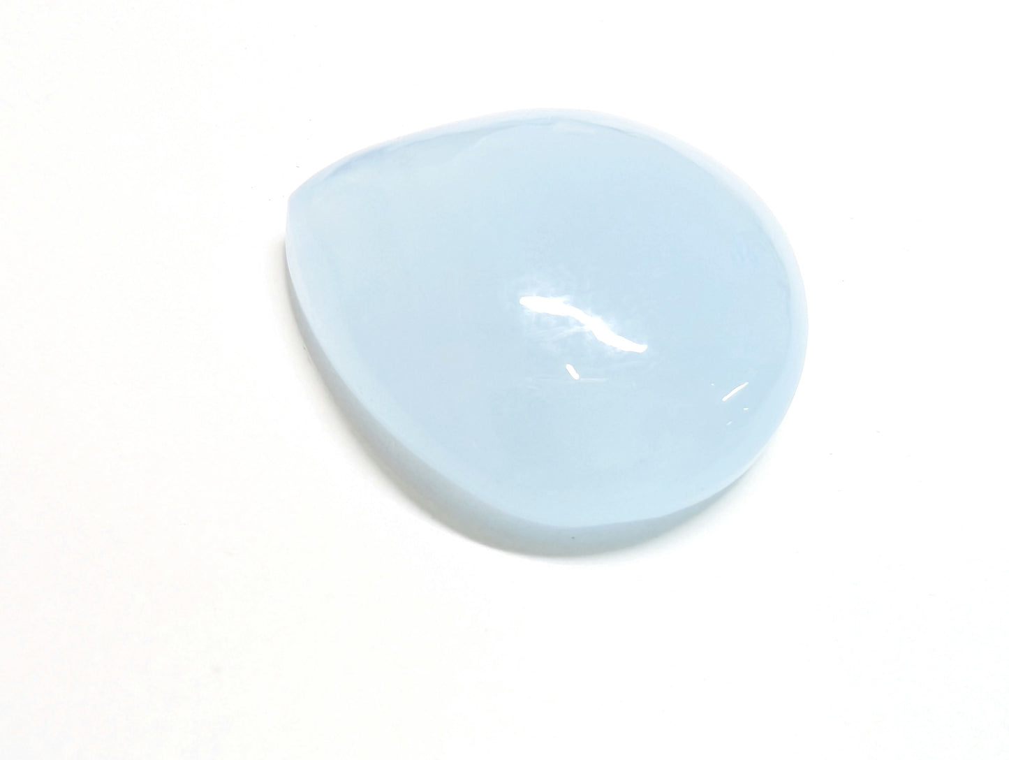 0102 アクアマリン(ペアシェイプ(栗!?)/カボション) 33.41ct