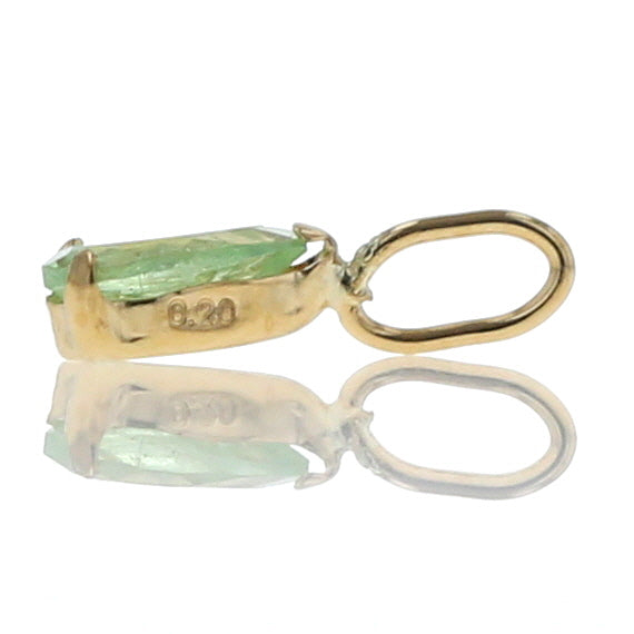 - LUMIS from toyoloose - K18 ミントガーネット 3×5 0.20ct トップ