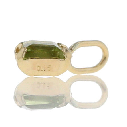 - LUMIS from toyoloose - K18 ペリドット 3mm 0.15ct トップ