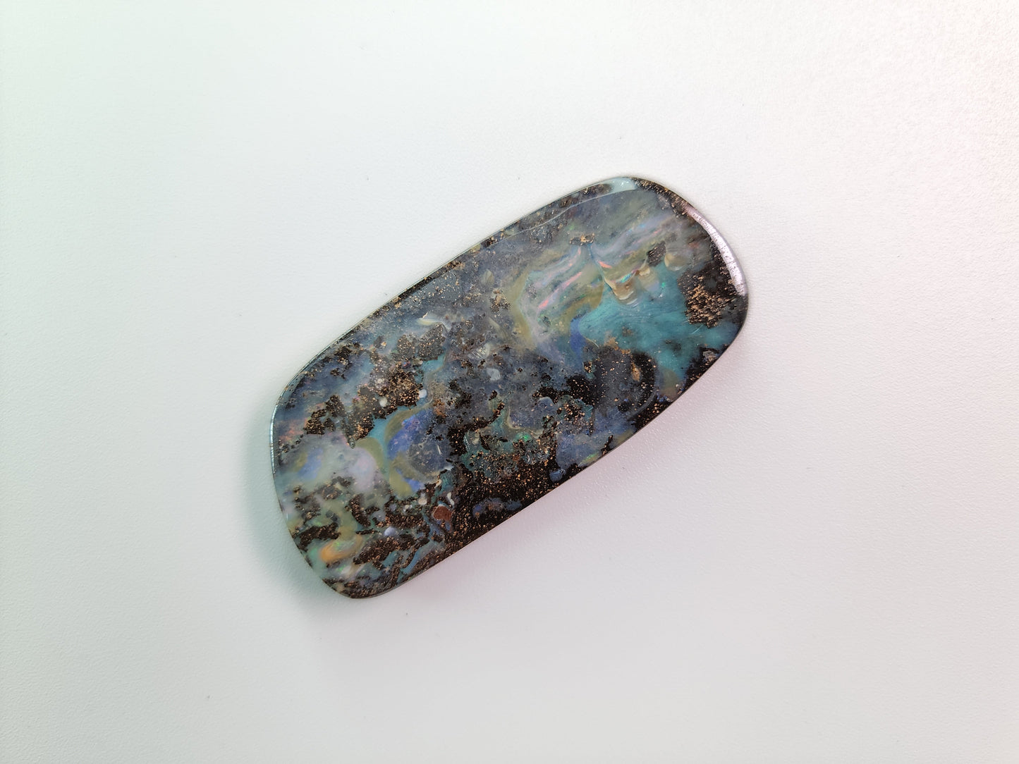 0903-8 ボルダーオパール(穴あき) 77.87ct