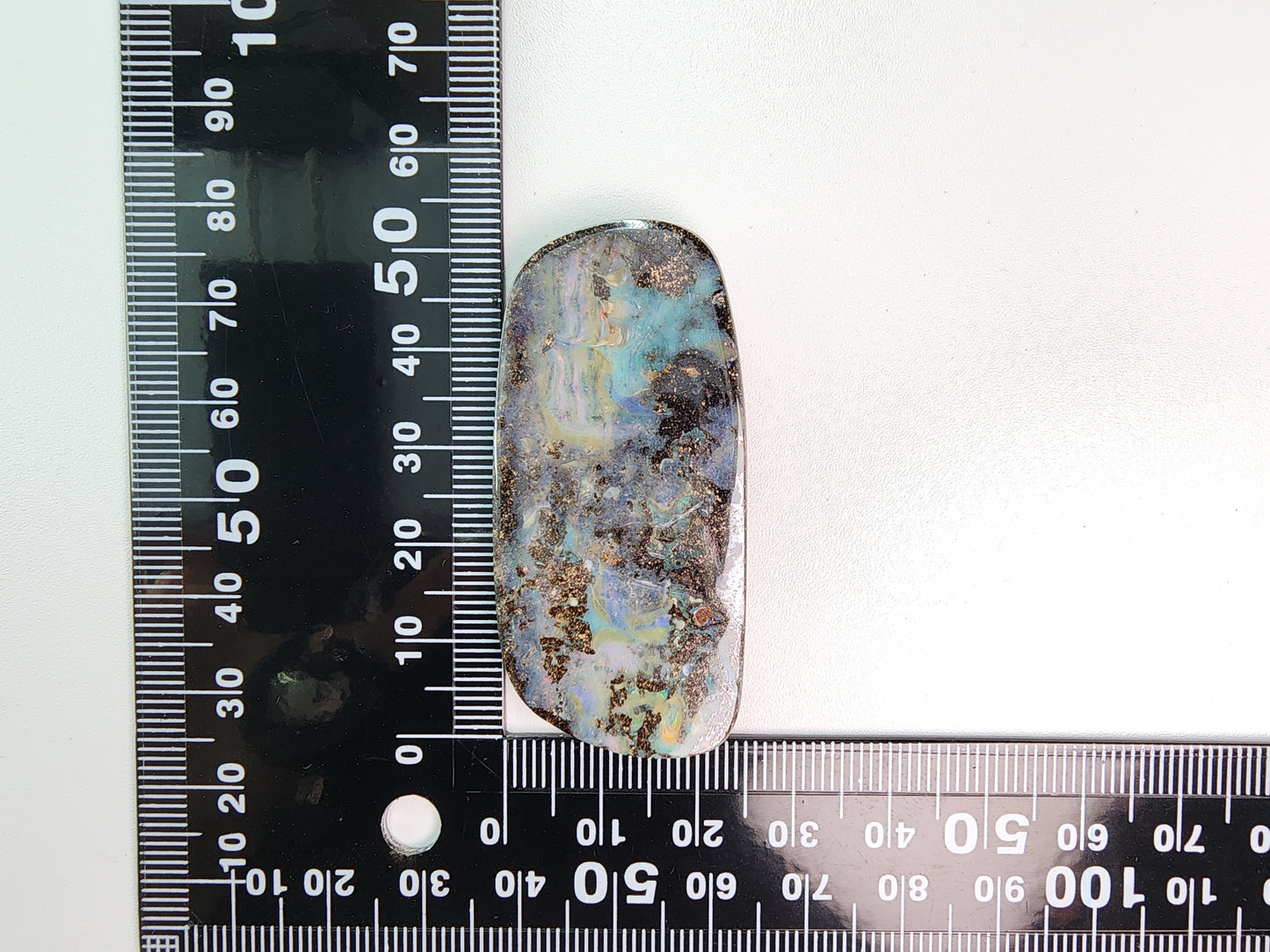 0903-8 ボルダーオパール(穴あき) 77.87ct
