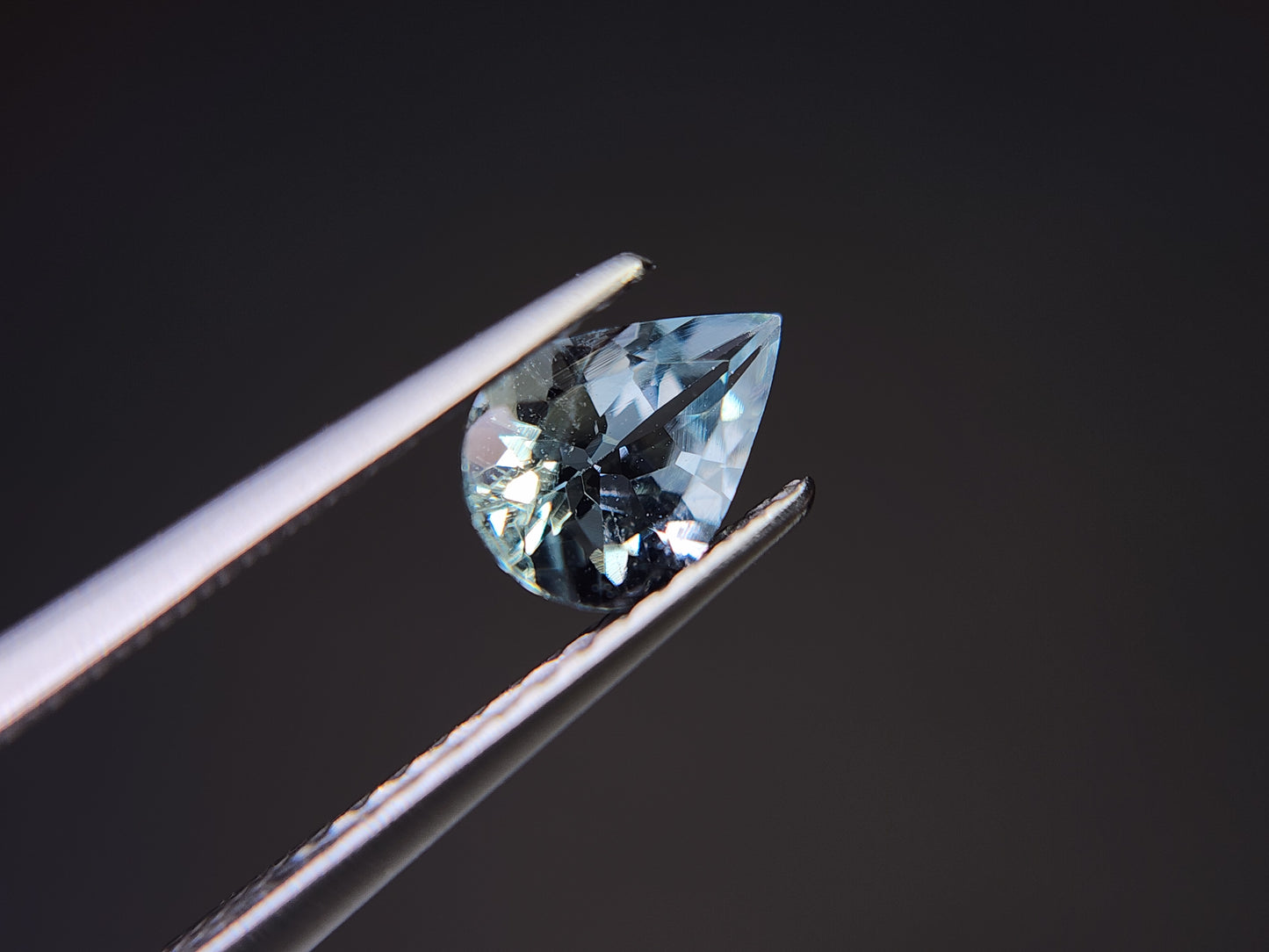0008-6 アクアマリン ペアシェイプ 0.53ct