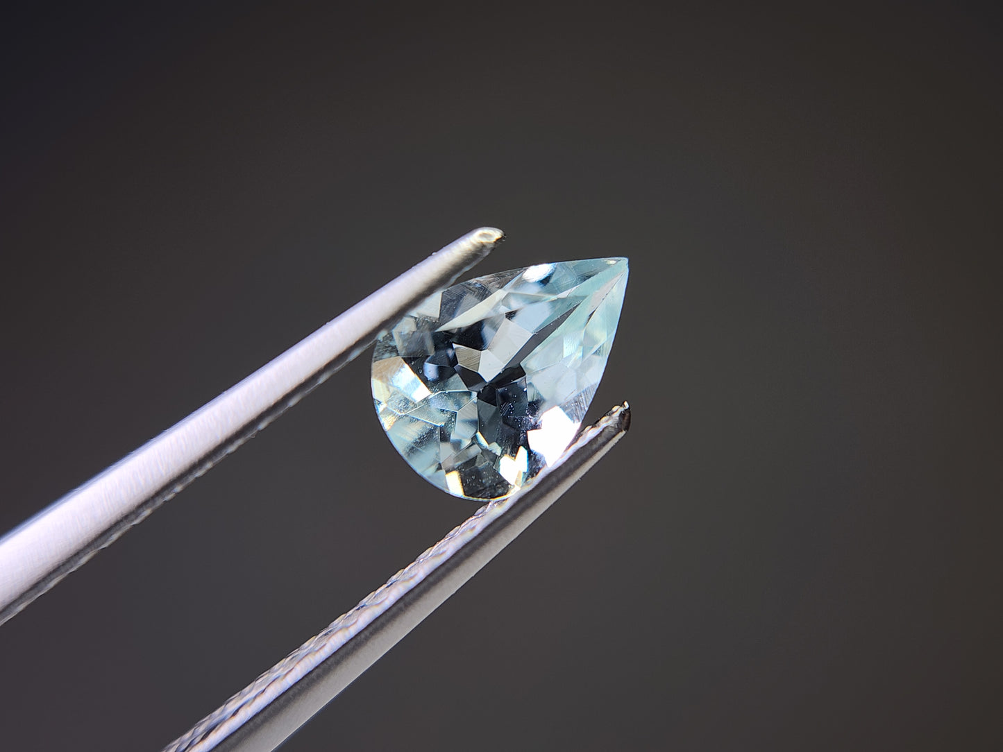 0008-7 アクアマリン ペアシェイプ 0.53ct