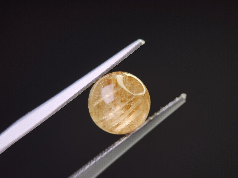 0107-2-3　ルチルクォーツキャッツアイ　2.22ct