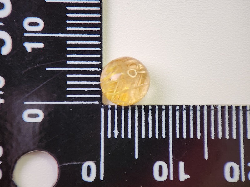 0107-2-3　ルチルクォーツキャッツアイ　2.22ct