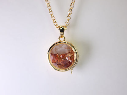 - nui ＆ me - （ぬいとわたし）／ オレンジ [丸型トップ]