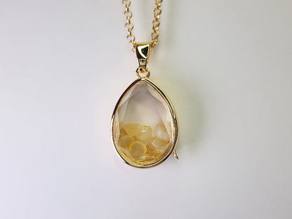 - nui ＆ me - （ぬいとわたし）／ イエロー[雫型トップ]