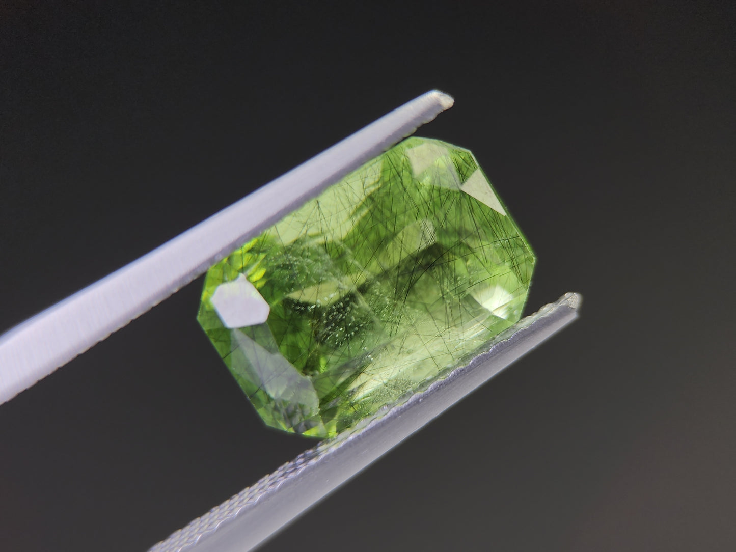 0196-2　ルチルペリドット　5.62ct