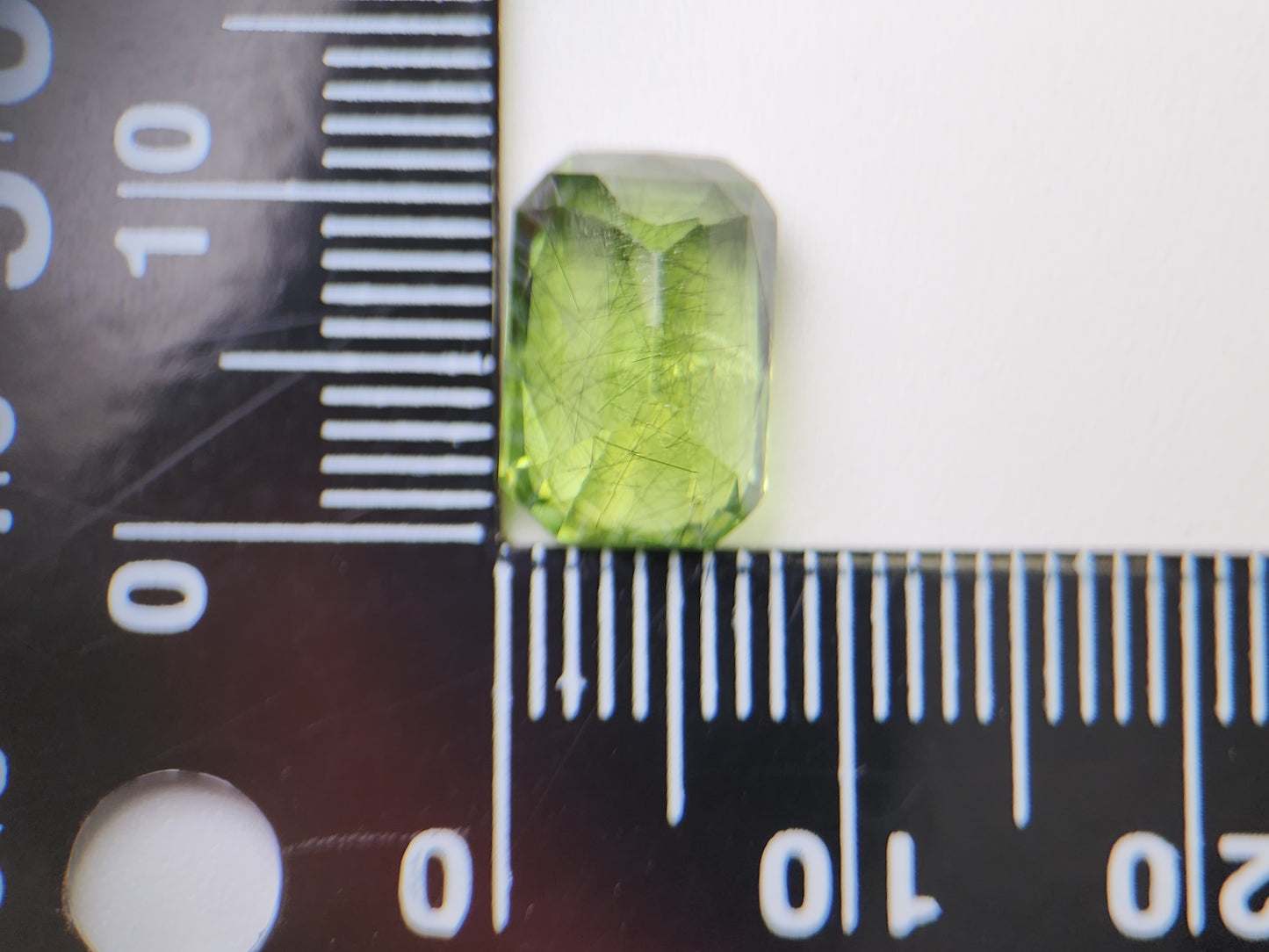 0196-2　ルチルペリドット　5.62ct