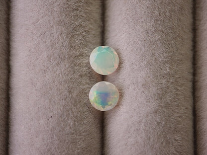 0909-5-7　オパール2石セット