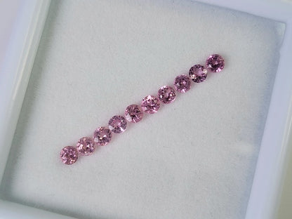 0459-1　ライトピンクスピネル10石セット