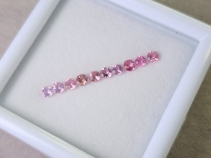 0459-3　ライトピンクスピネル10石セット