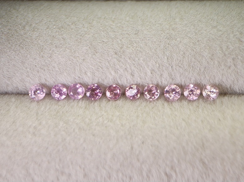 0459-5　ライトピンクスピネル10石セット