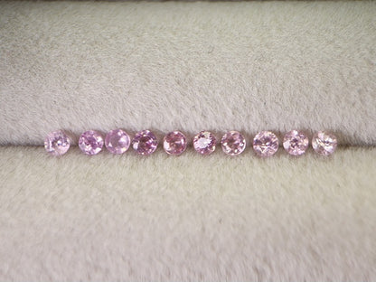 0459-5　ライトピンクスピネル10石セット