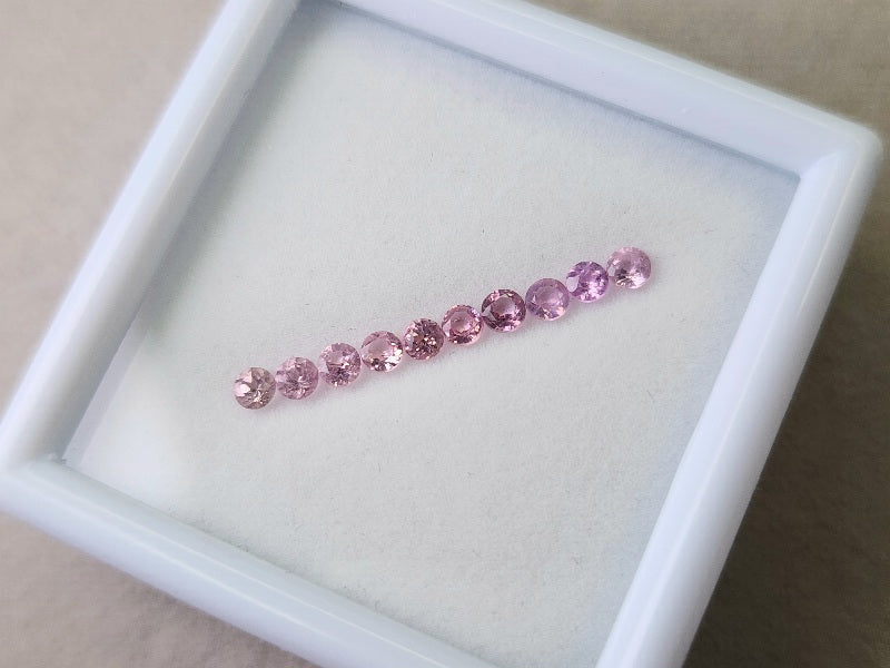 0459-5　ライトピンクスピネル10石セット