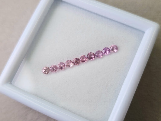 0459-5　ライトピンクスピネル10石セット