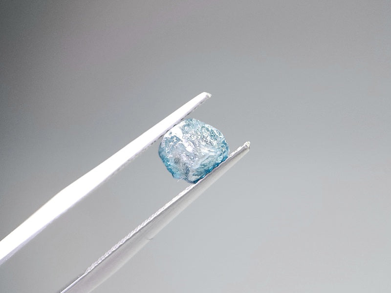 0869-2-13　ブルーダイヤモンド原石  1.29ct　
