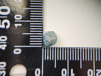 0869-2-13　ブルーダイヤモンド原石  1.29ct　