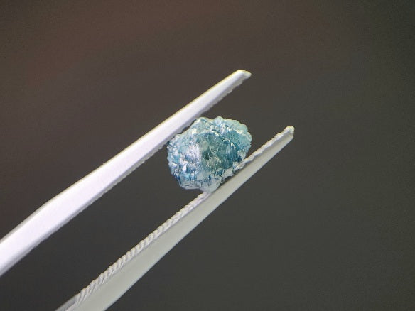 0869-2-14　ブルーダイヤモンド原石  1.23ct　