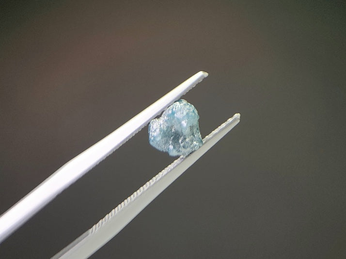 0869-2-15　ブルーダイヤモンド原石  1.23ct　
