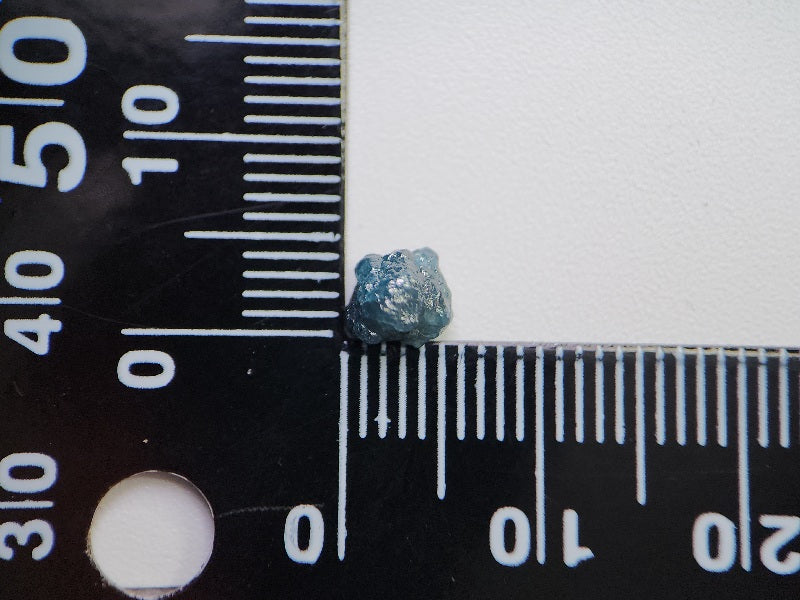 0869-2-15　ブルーダイヤモンド原石  1.23ct　