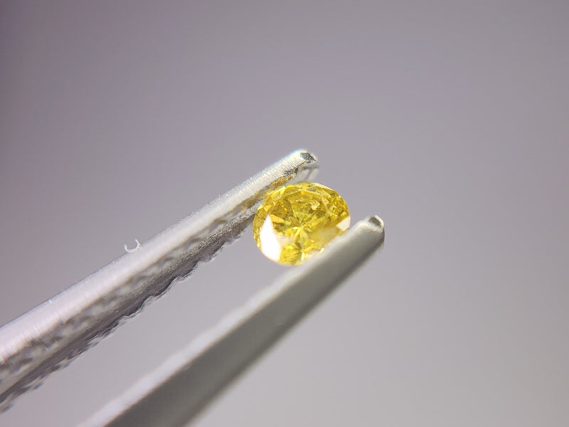 0015-6-5　イエローダイヤモンド　0.08ct