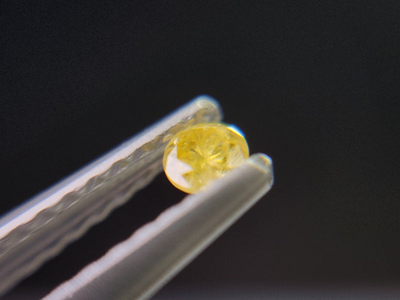 0015-6-6　イエローダイヤモンド　0.07ct