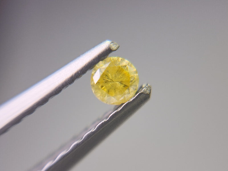 0015-6-6　イエローダイヤモンド　0.07ct