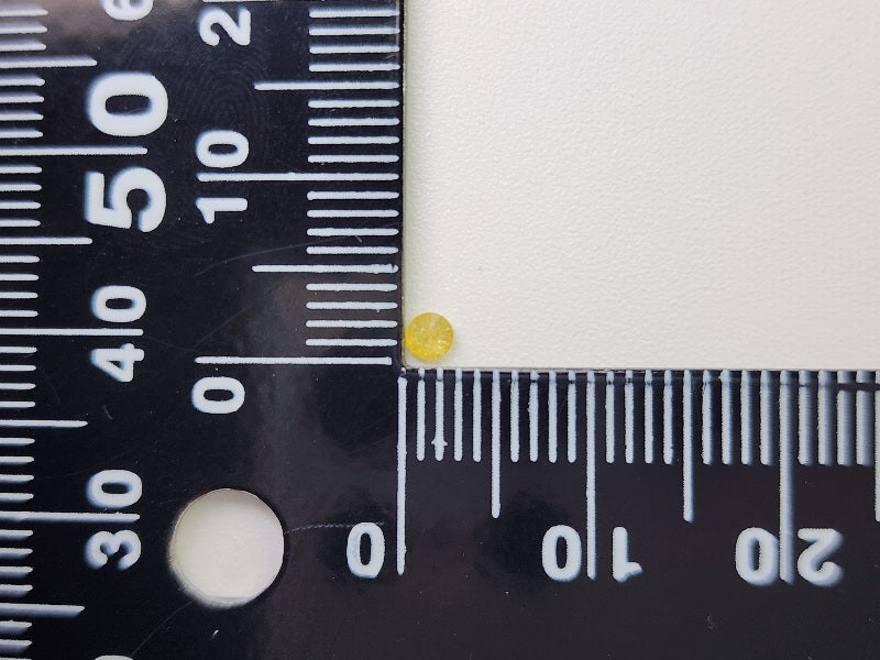 0015-6-7　イエローダイヤモンド　0.07ct