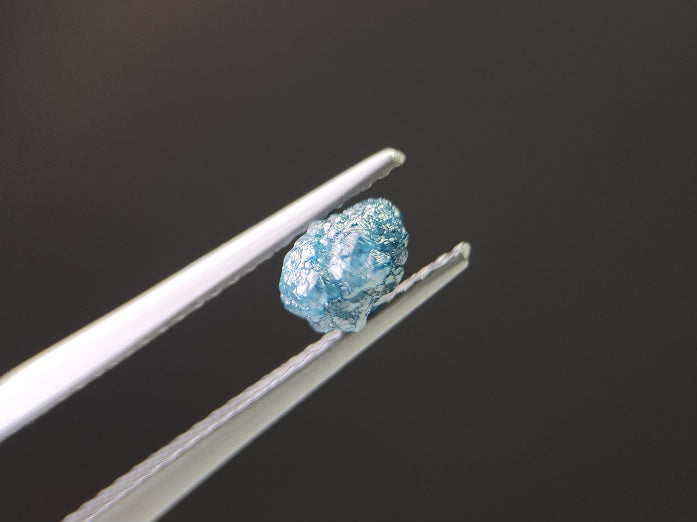 0869-1-5　ブルーダイヤモンド原石　0.89ct