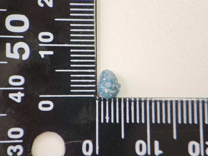 0869-1-5　ブルーダイヤモンド原石　0.89ct