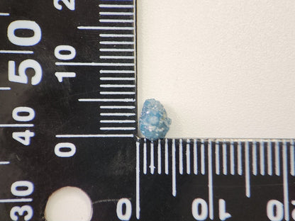 0869-1-5　ブルーダイヤモンド原石　0.89ct