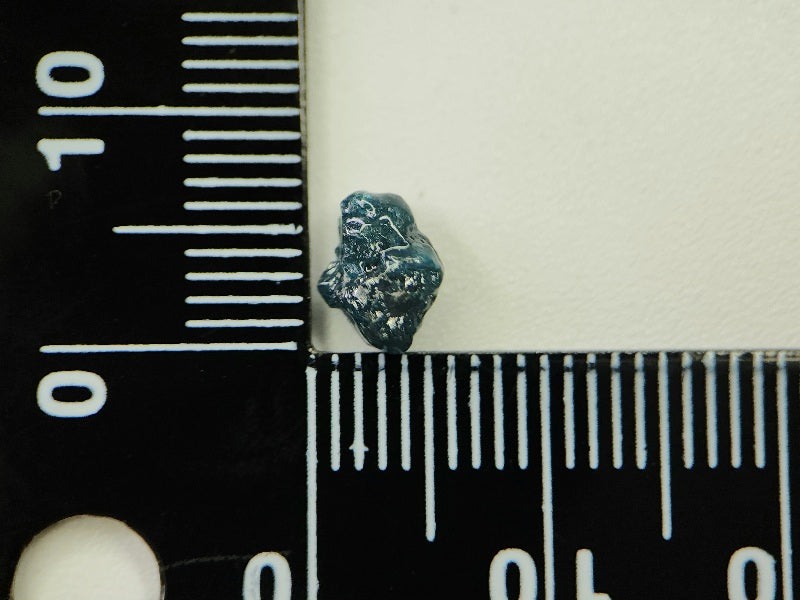 0869-2-16　ブルーダイヤモンド原石  1.18ct　