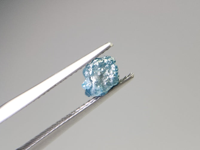 0869-2-18　ブルーダイヤモンド原石  1.17ct　