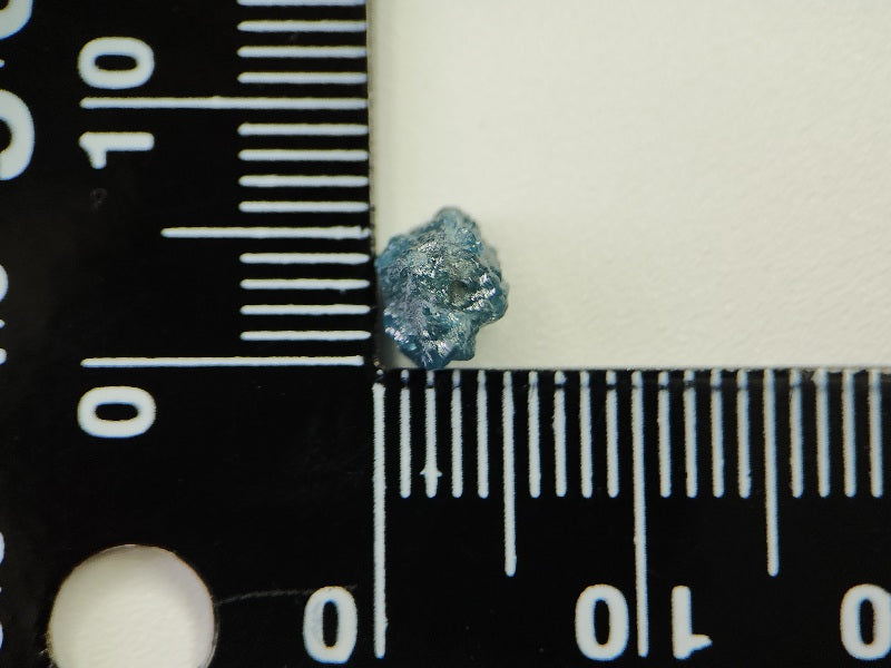 0869-2-18　ブルーダイヤモンド原石  1.17ct　