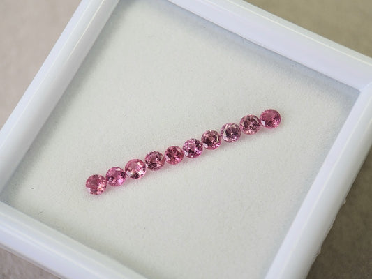 0455-2　スピネル10石セット(ピンク)
